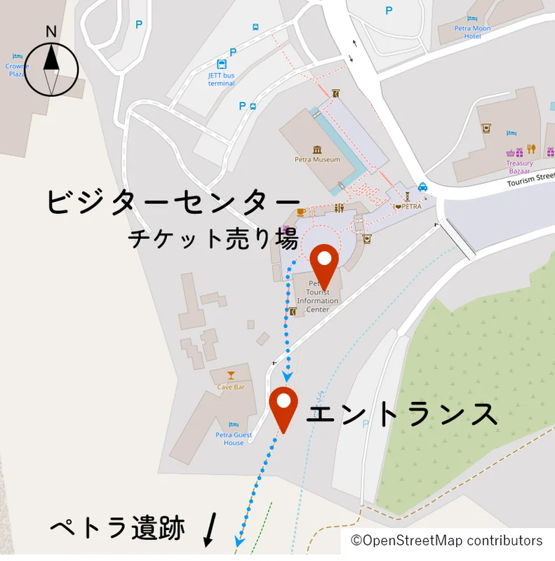 チケット売り場の場所