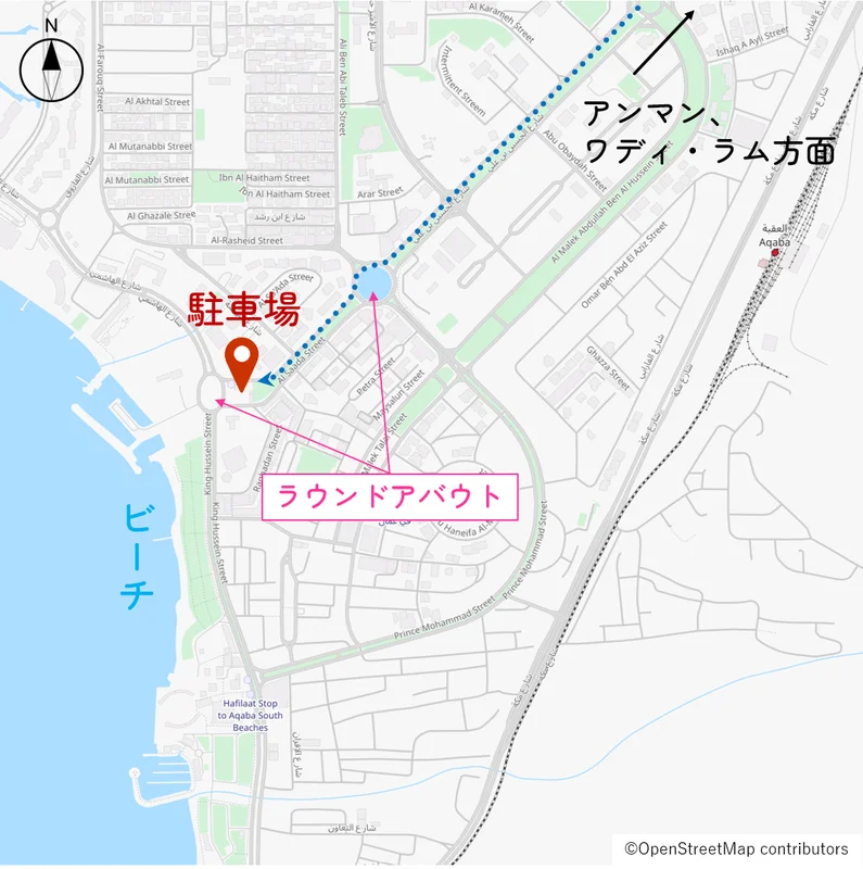 駐車場の場所