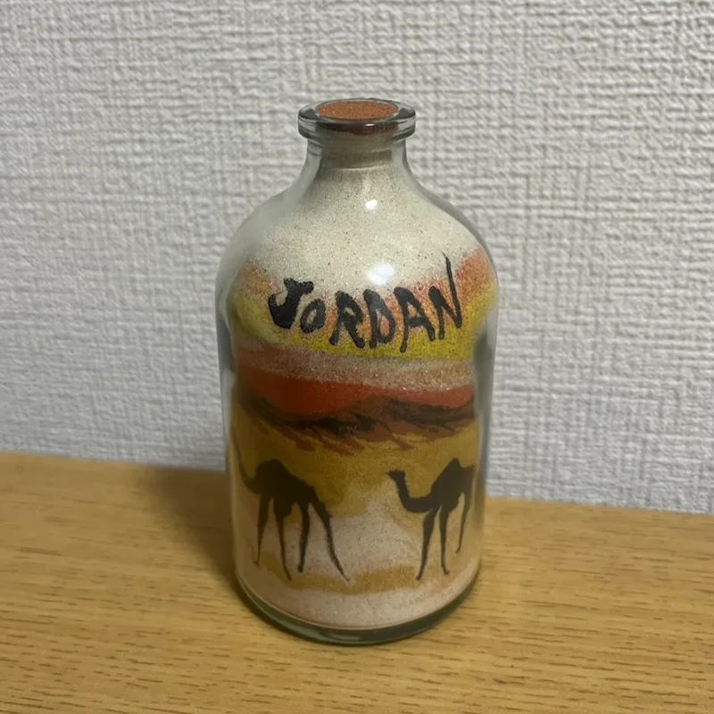 Iksa Shopで買った砂入り瓶