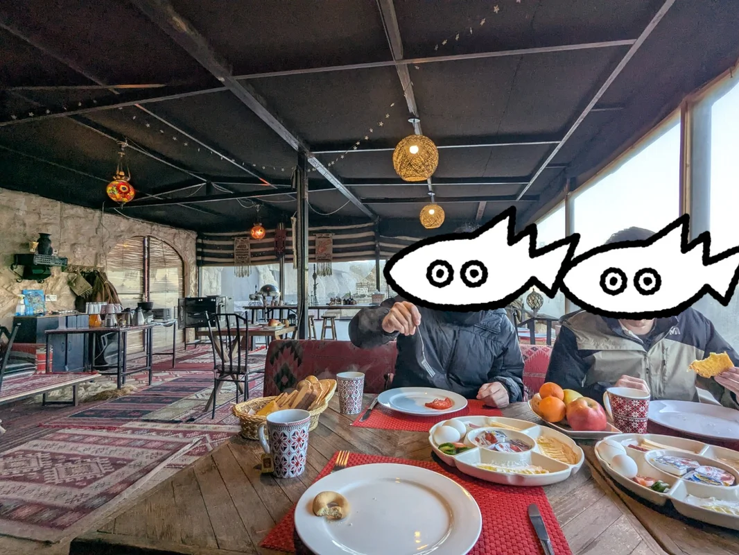 朝食会場