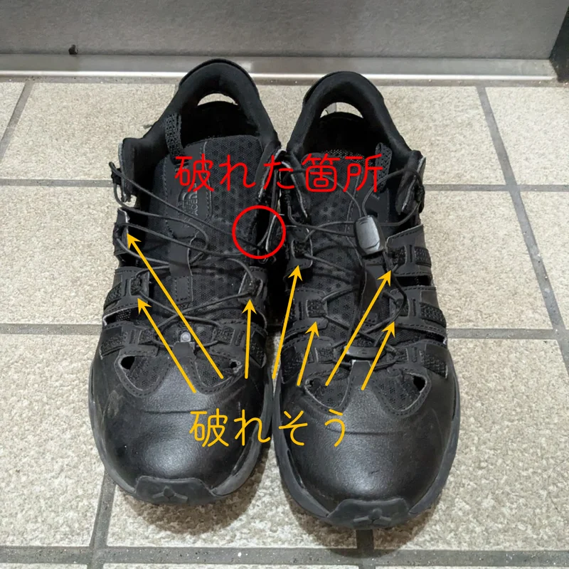 破損場所