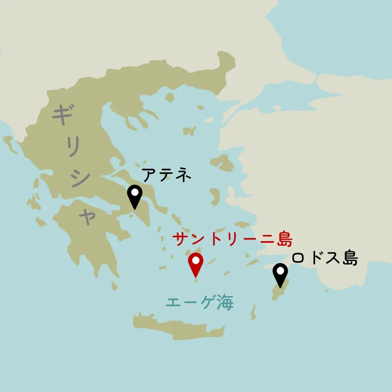 ギリシャの地図