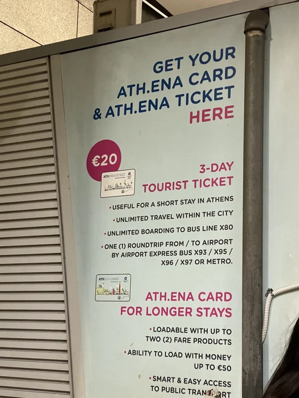 3day tourist ticketの案内