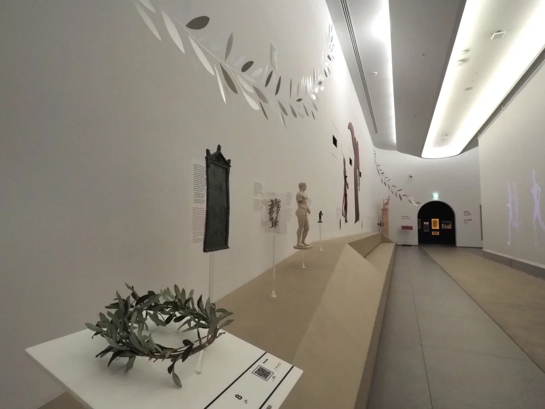 古代オリンピックの展示