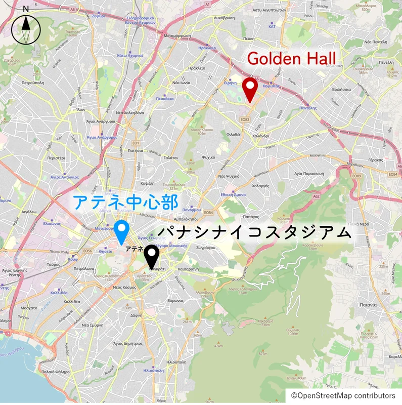 ゴールデン・ホールの場所