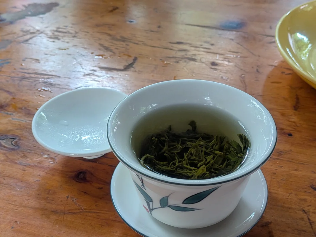 注文したお茶