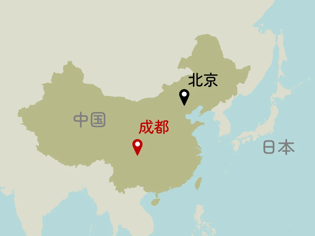 中国の地図