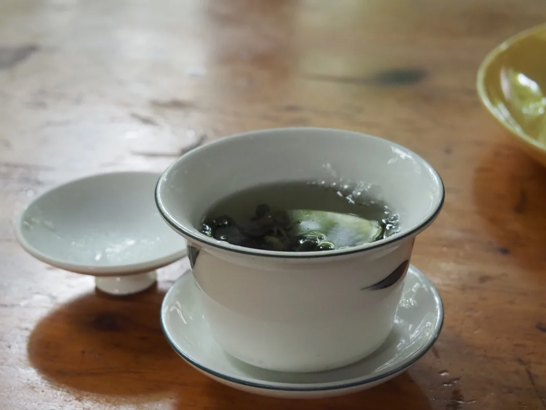 注文したお茶