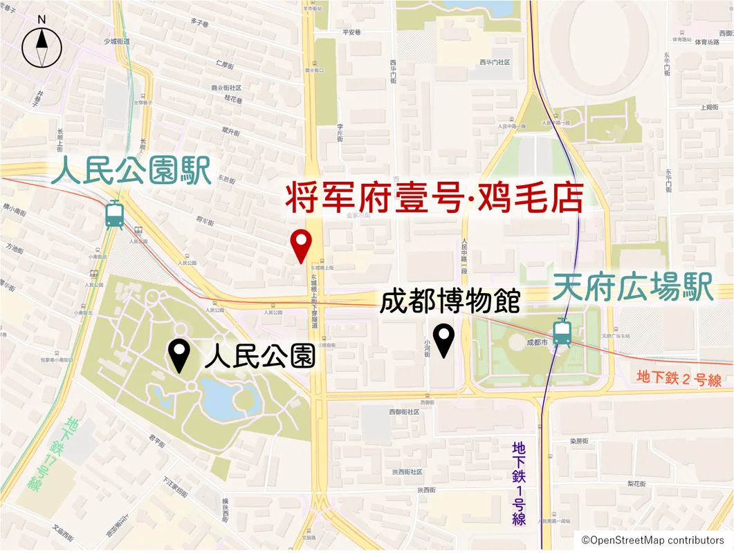 お店の位置図