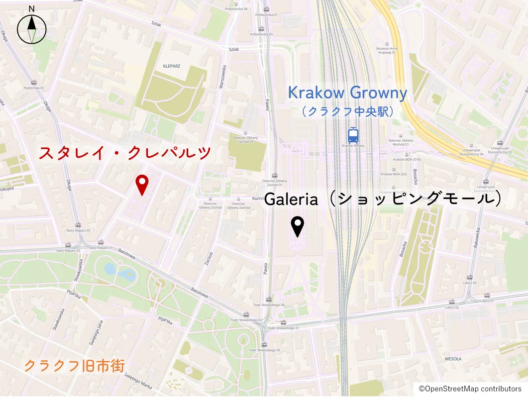 スタレイ・クレパルツの位置図