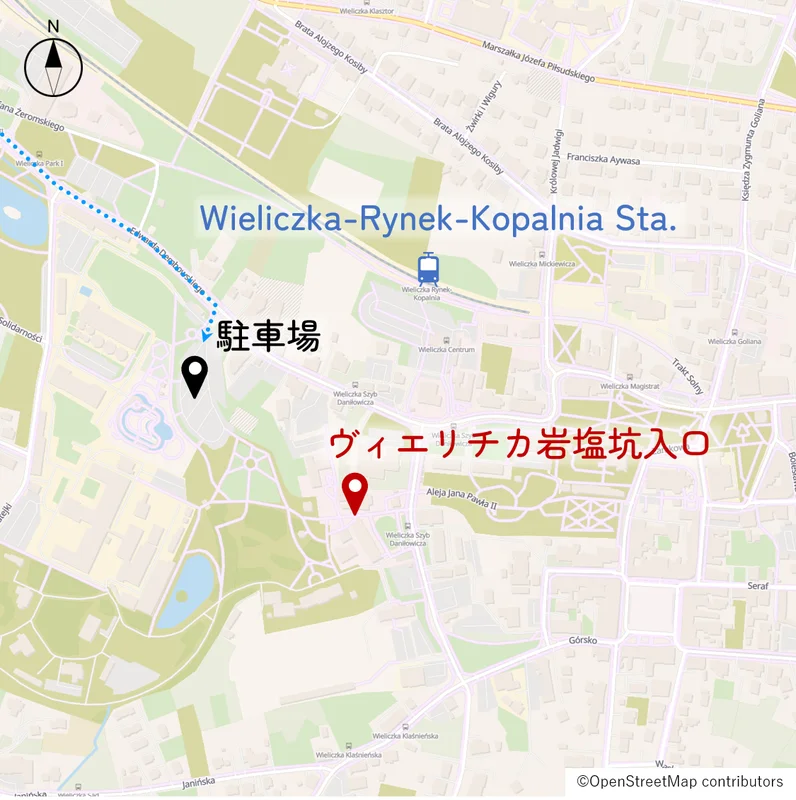 駐車場の位置図