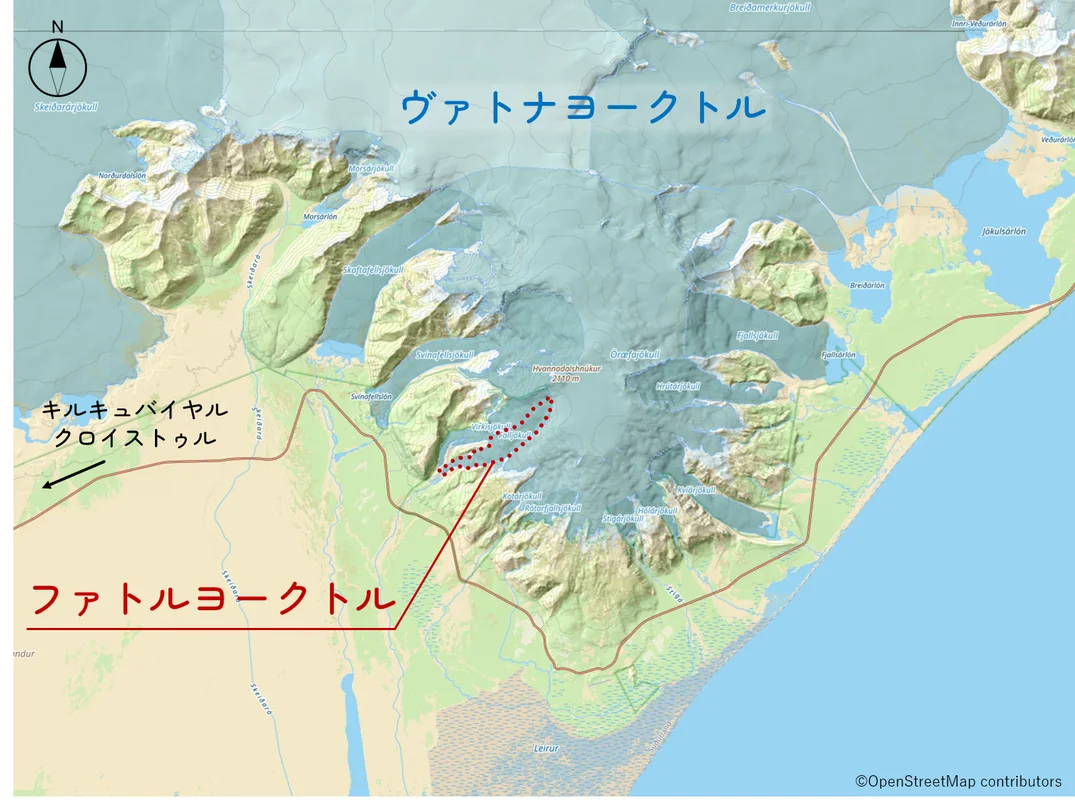 ファトルヨークトルの位置図