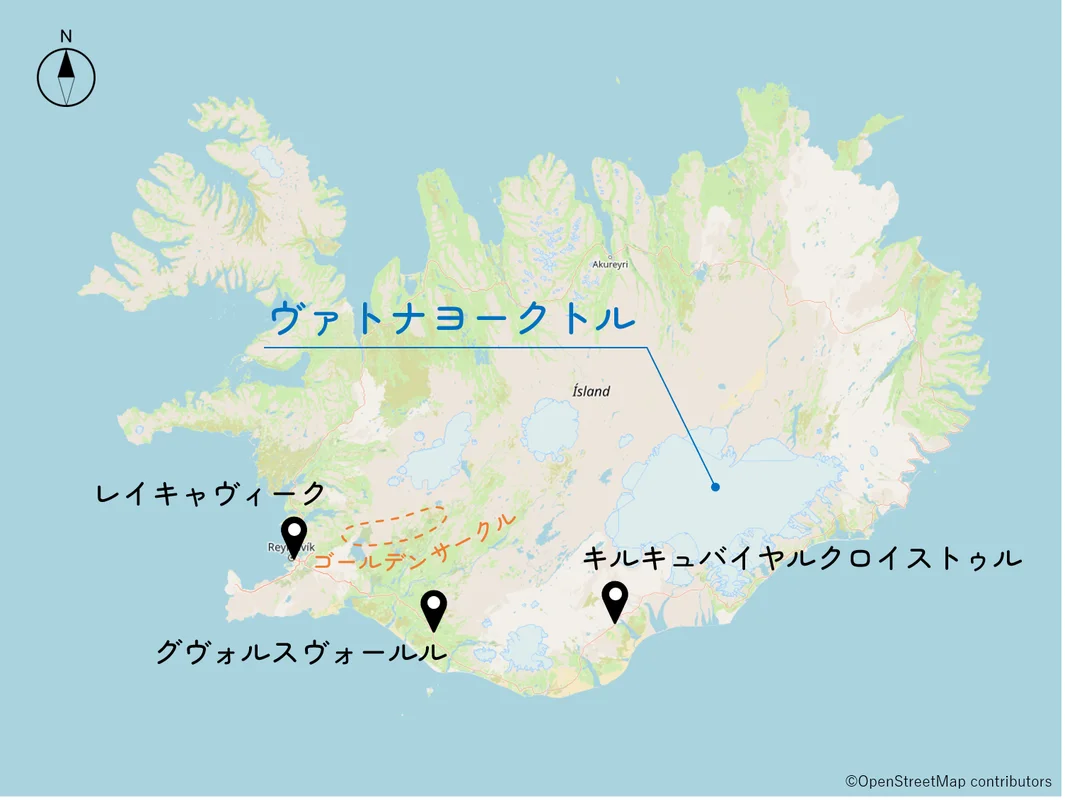 グヴォルズヴォールルの位置図