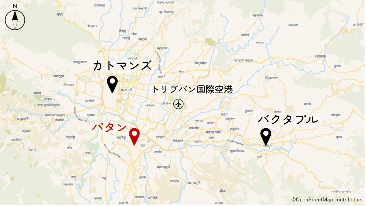 パタンの位置図