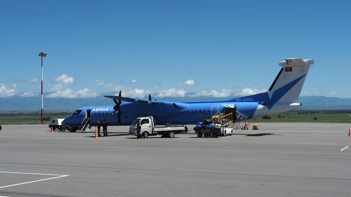 アスマン航空 DHC-8-400