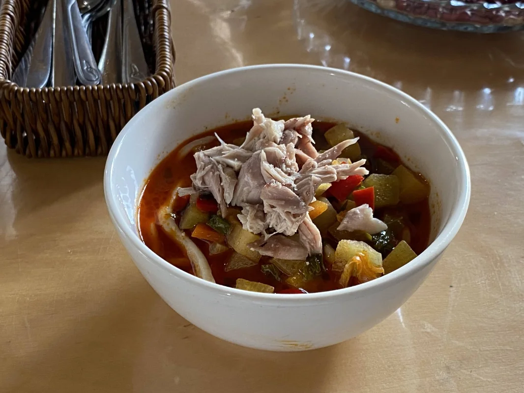 うどんのような麺料理