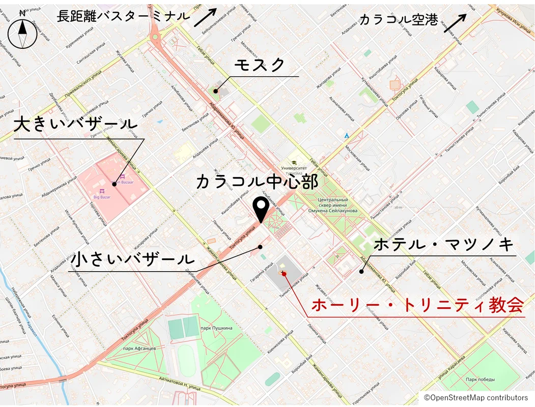 教会の位置図