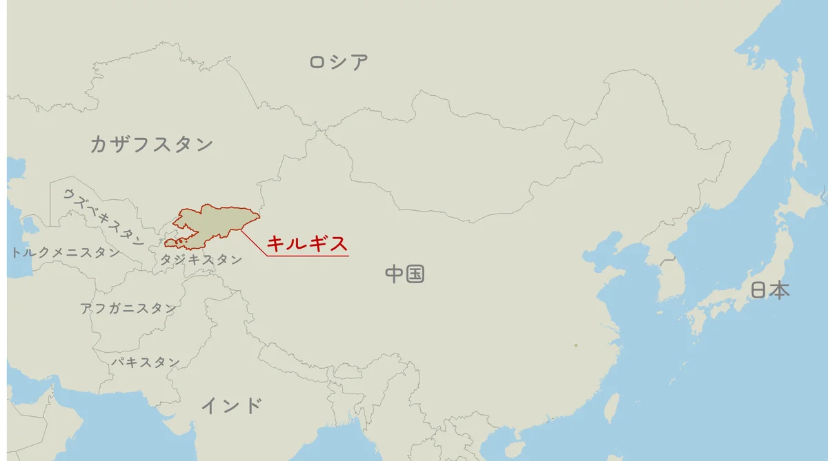 ネパールの周辺地図