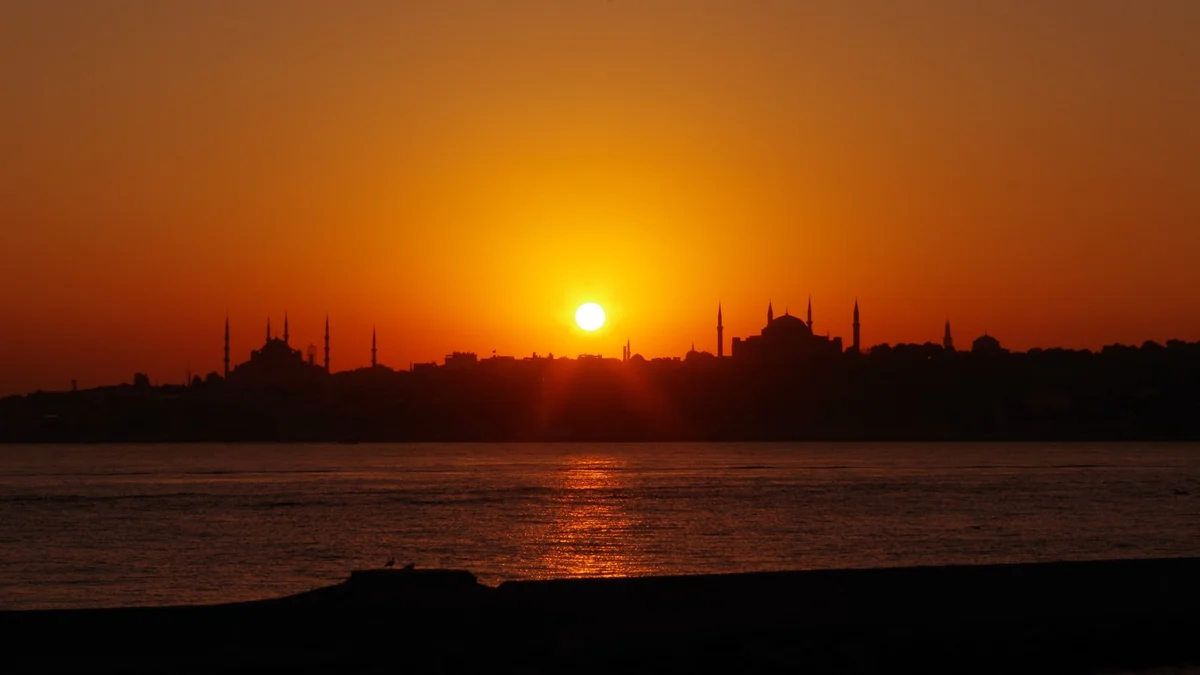 イスタンブールの夕日