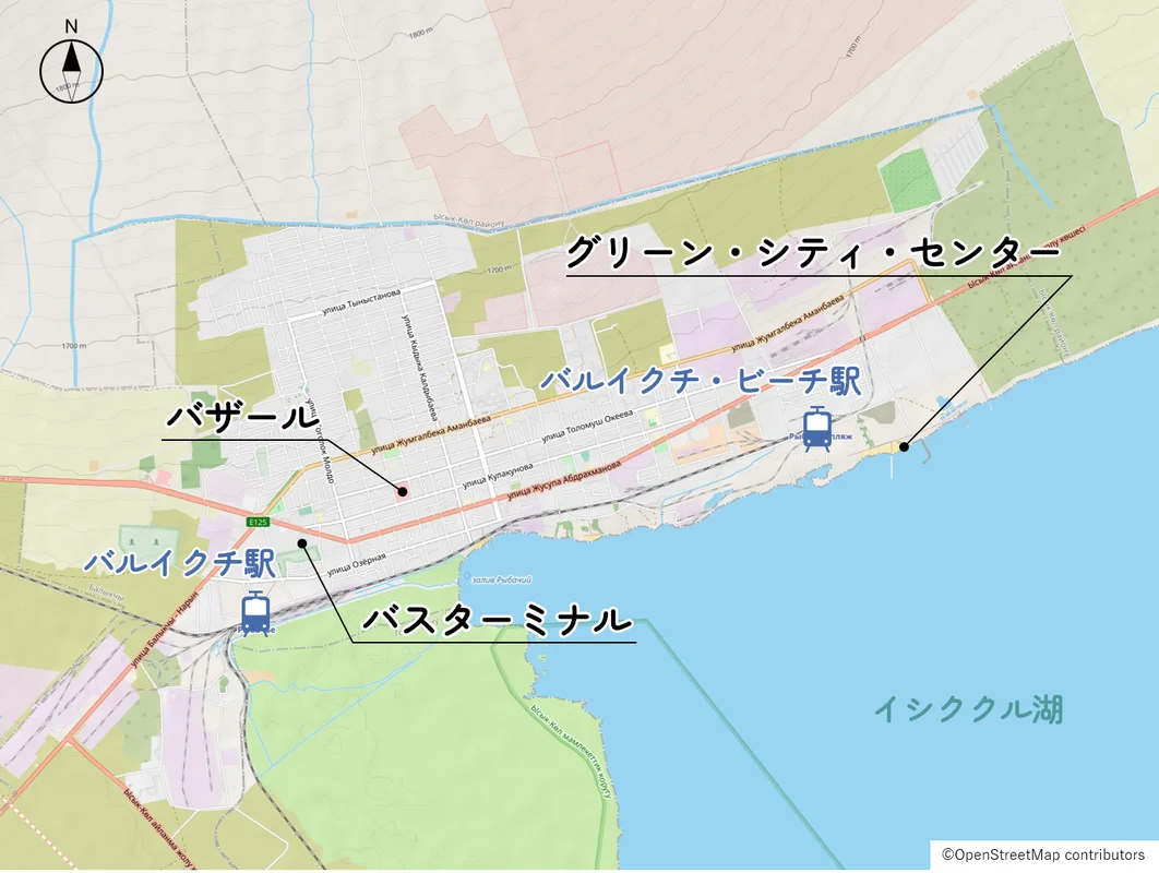 バルイクチの地図