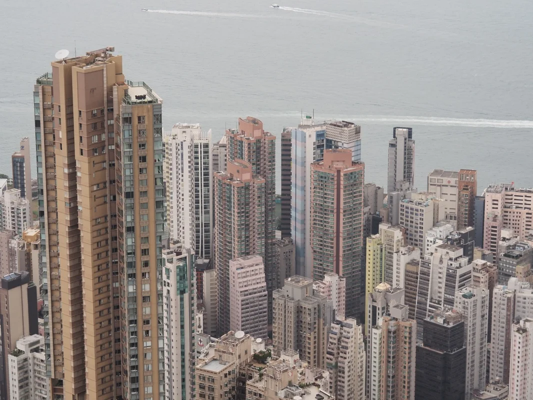香港の高層ビル