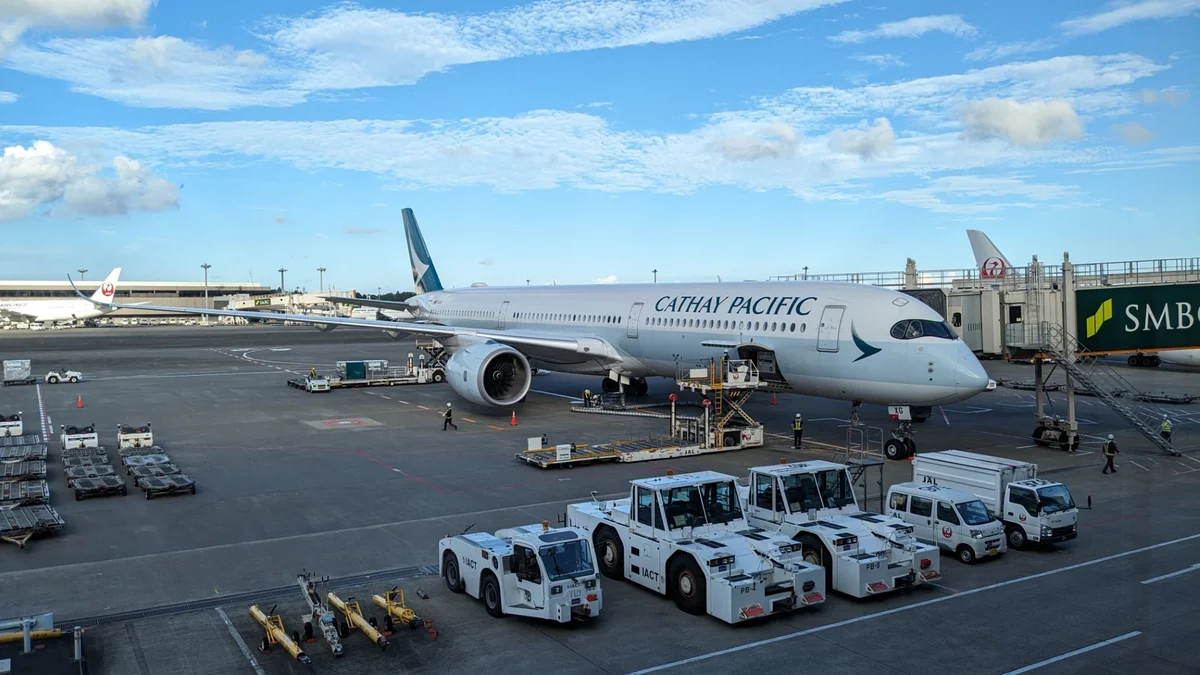 キャセイ・パシフィック航空の機体